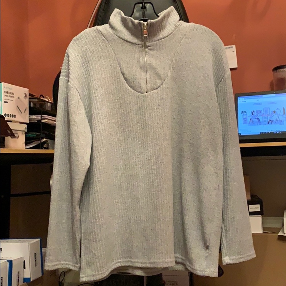 Grey turtleneck Sweater